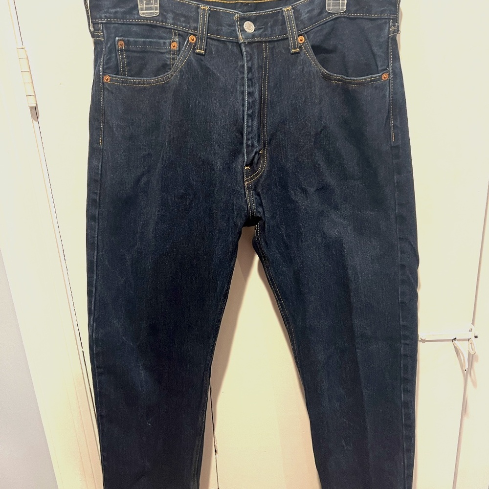 Men’s Levi’s 505 Blue Jeans, 36x29